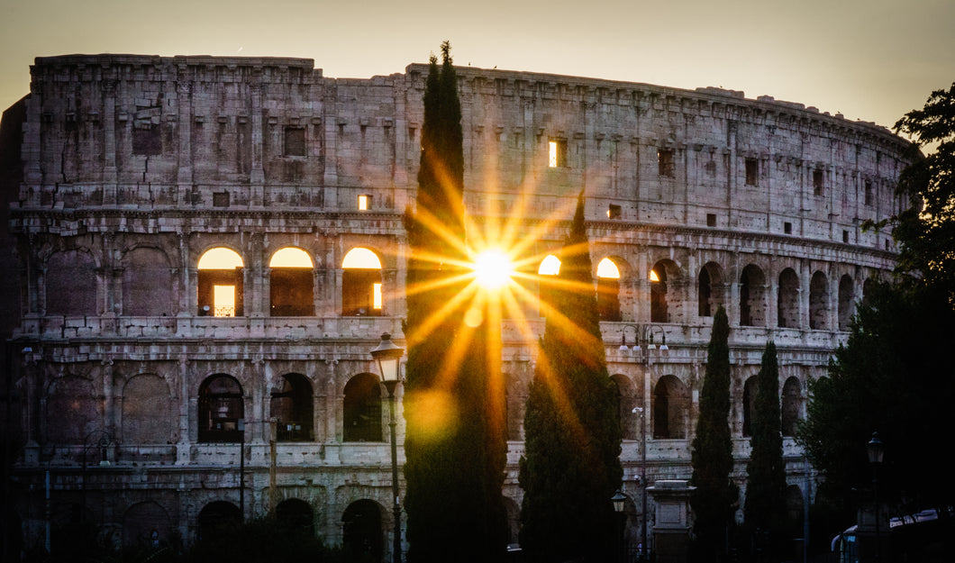 Sunset at the Colosseum, Rome